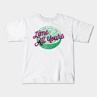 Lime All Yours Fruit Pun Kids T-Shirt